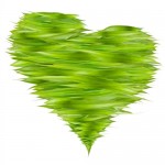 big heart made of many different heart symbols