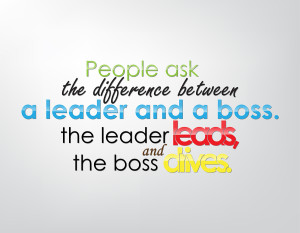 leader vs. manager