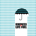 Conceptual image of an open black umbrella suspended midair givi