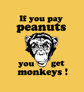 monkeys and peanuts